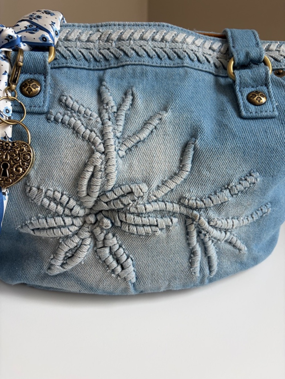 Patricia Nash Denim Tote - Picture 7 of 13